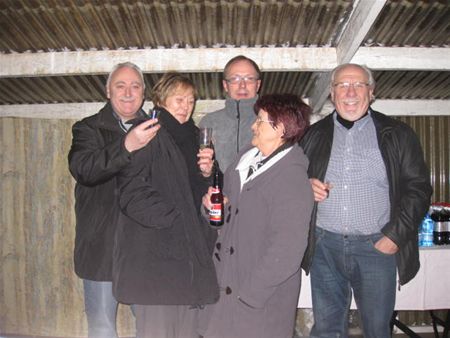 Receptie in de gele wijk in Viversel