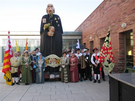 Reuzengilde was te gast in Barcelona