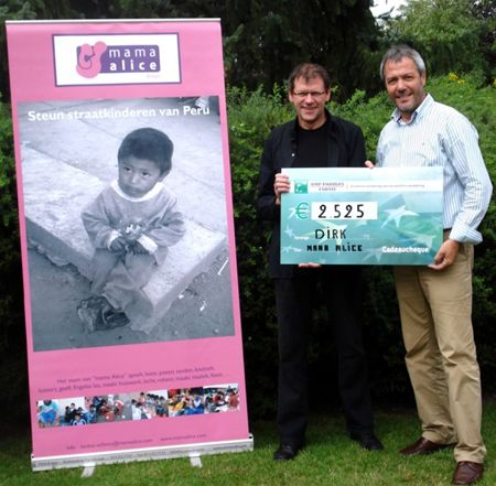 Ruim 2.500 euro voor Mama Alice