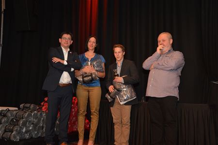 Sabrina en Thomas sportvrouw en sportman van 2014