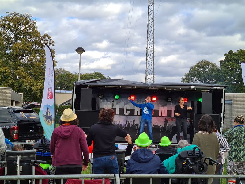 Sam Gooris zorgt voor ambiance in 't Weyerke