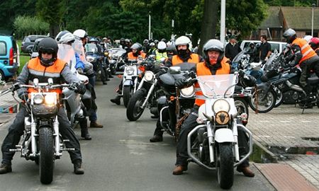 Samen op de motorfiets