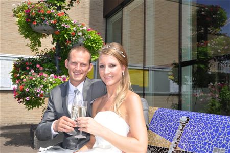 Schepen Robin Stroobants in het huwelijksbootje