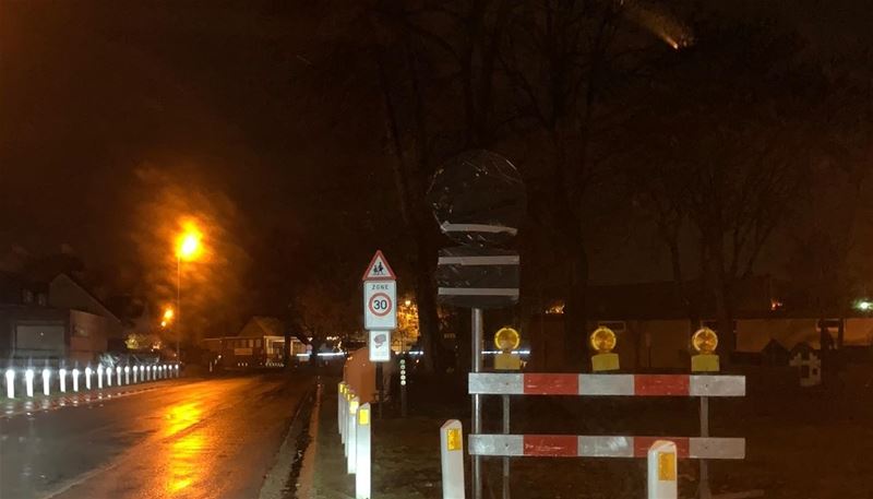 Schoolstraat Bolderberg gestopt door modderparking