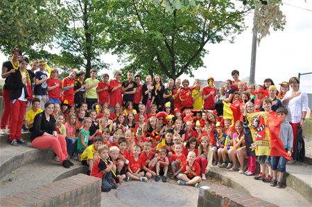 Sint Jan Berchmans kleurt vandaag Belgisch