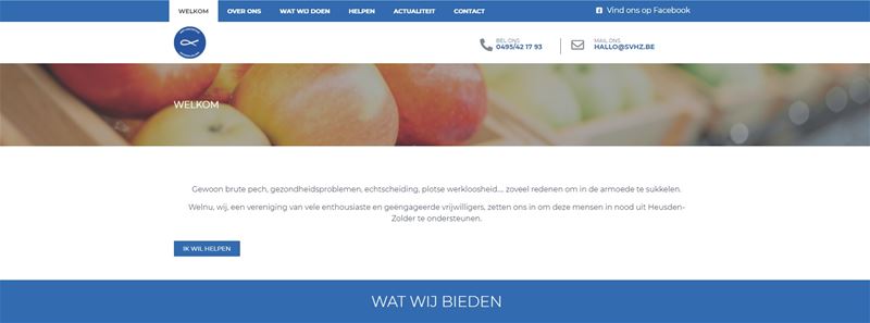 Sint-Vincentius heeft een eigen website