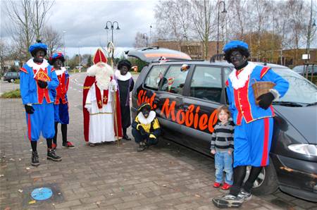 Sinterklaas op pad in Heusden