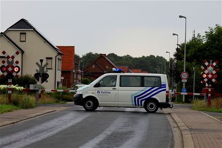 Slagbomen omlaag door blikseminslag