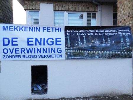 Spandoeken in het straatbeeld