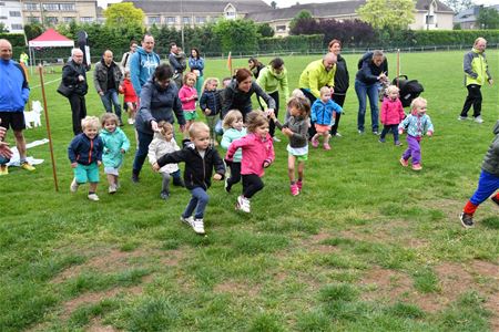 Sprinten voor lekkers en leuks