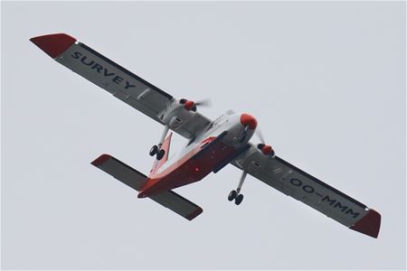 Survey-vliegtuig wordt in Limburg uitgerust