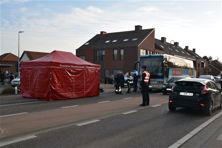 Tachtiger dood onder bus