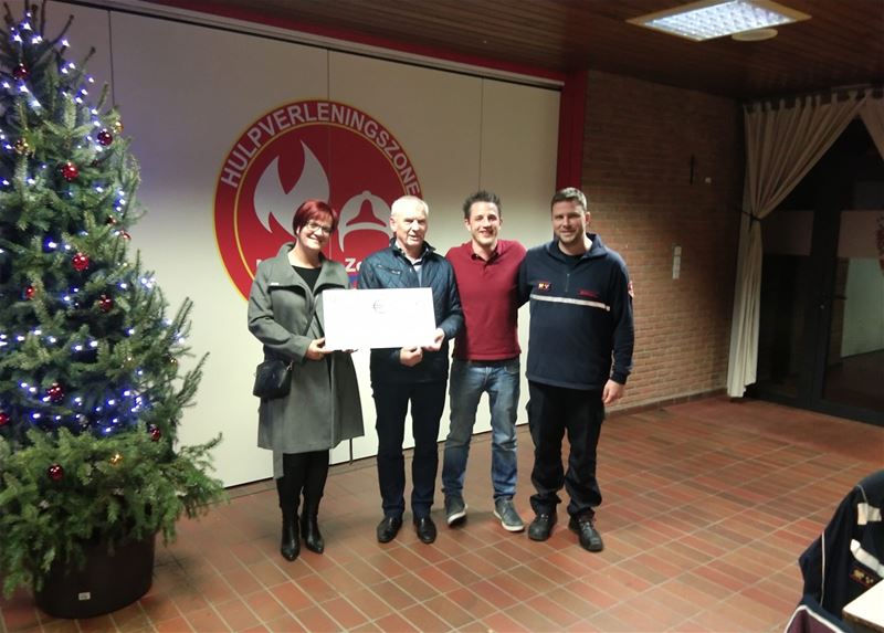 TC Heusden schenkt € 1500 aan brandslachtoffers