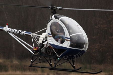Terrilfoto gebeurt vanuit helikopter