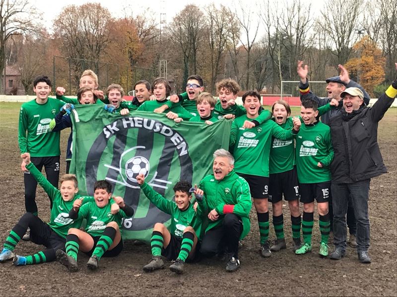 U15 van Heusden mogen vieren