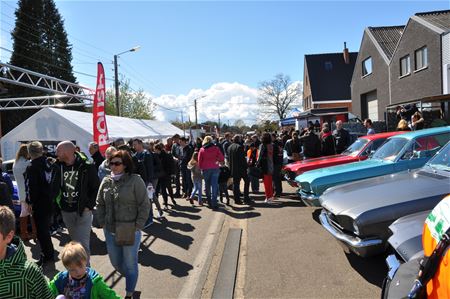 Veel auto's en toeschouwers op Mustang Fever