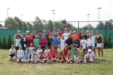 Veel belangstelling voor tenniskamp en -stage