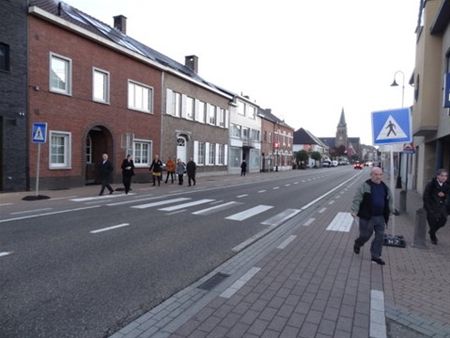 Veel te voet en met de fiets