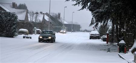 Verkeer verloopt moeilijk door winteroffensief
