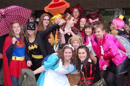 Verkleed naar school voor de TD