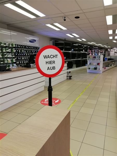 Verwelkoming aan de wachtrij