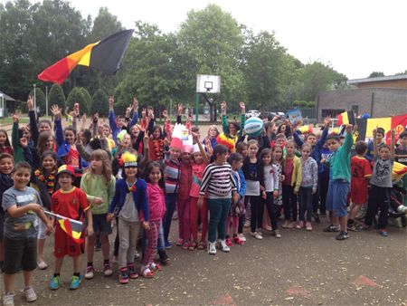 Voetbalgekte in Beekbeemden