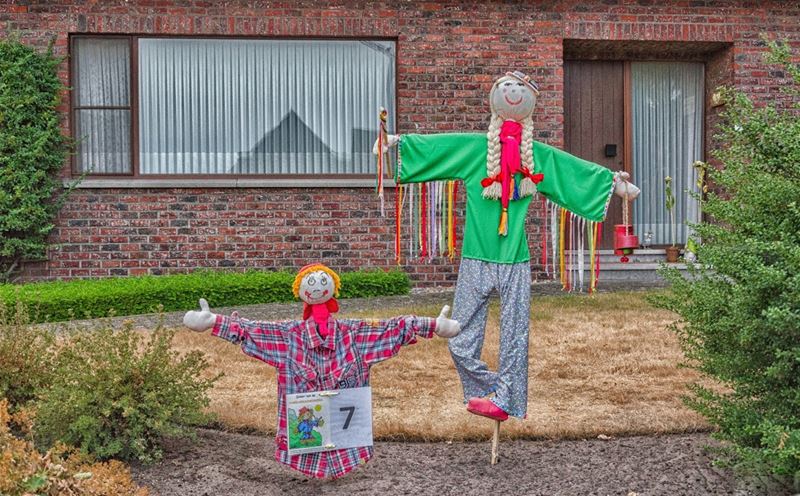 Vogelverschrikkers in Berkenbos en Eversel
