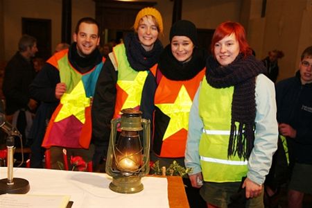 Vredeslicht brandt in Eversel