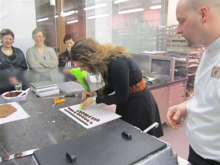 W!LT-dames aan de chocolade