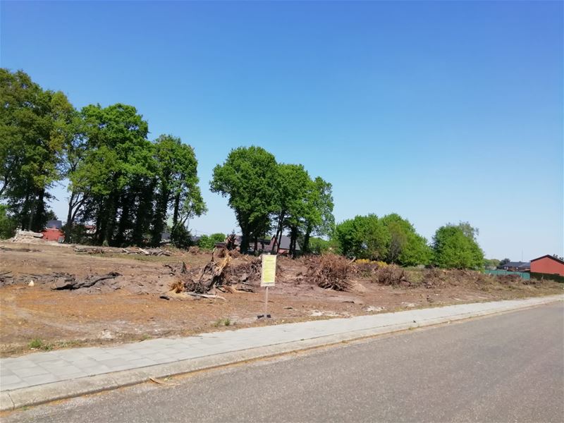 Waar ooit een kleuterschooltje stond ...