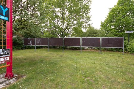 Wachtend op de plakploegen