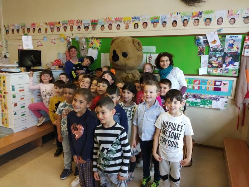 Wat komt die beer hier doen?