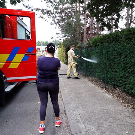 Weer een brandje door onkruidverbranding