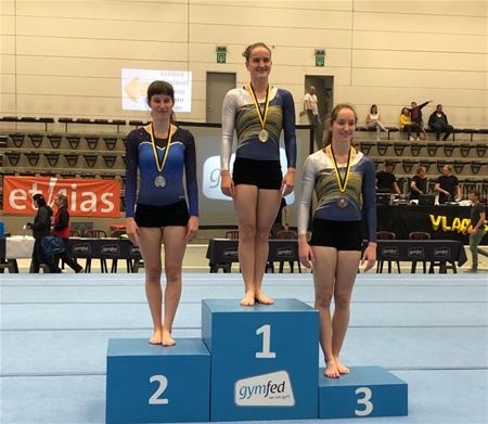 Weer een podium voor Evelyn Neuteleers