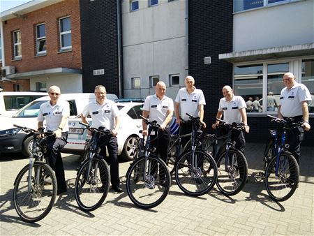 Wijkdienst volledig met elektrische fietsen