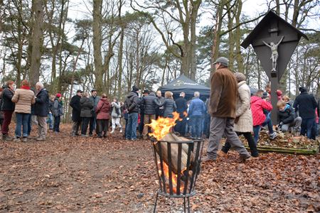 Zeker 400 wandelaars op de kluis