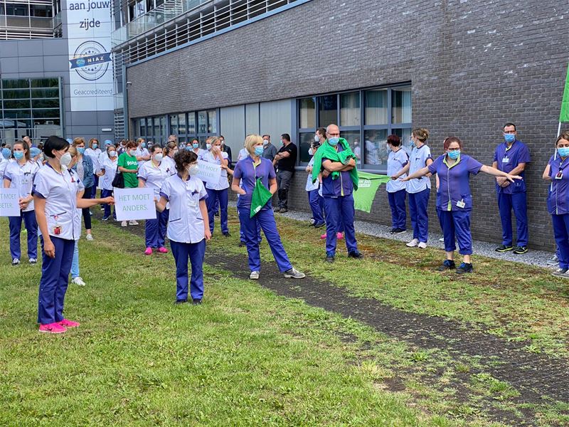 Ziekenhuispersoneel wil niet alleen applaus