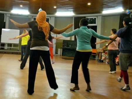 Zumba-dansen in De Bark