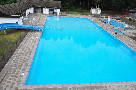 Zwembad is klaar voor opening