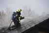 Zware schade door dakbrand