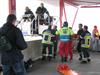 Circuit op stelten door rampoefening