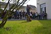 Demo met politiehonden in het SFC