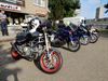 Motards de baan op voor een mooie toerrit