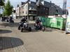 Motards de baan op voor een mooie toerrit