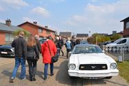 Mustang Fever:lokt veel volk en auto's