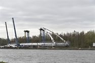Kanaalbrug in Stokrooie in laatste fase