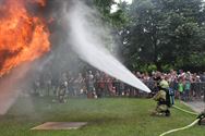 Veel volk op opendeur brandweer