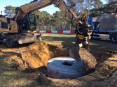 Veel grond- en afwateringswerken op circuit