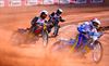 Topspektakel op speedwaypiste