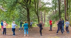 Tai chi aan de Kluis in Bolderberg